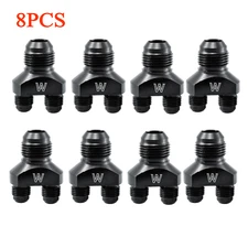 8PC 10AN -6AN "Y" Block 10/6/6 Fitting Coupler 6/6/10 -10/6/6 Parallel