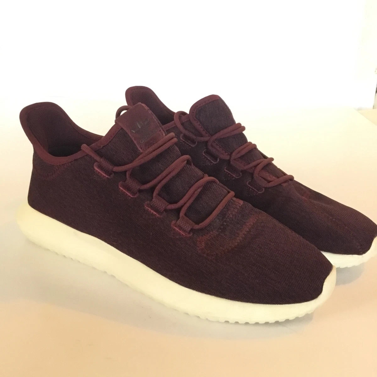 Himno Dinkarville enlazar Adidas Tubular Shadow Maroon-Off White CQ2461 Women&#039;s Size 9.5 Free  Shipping | eBay