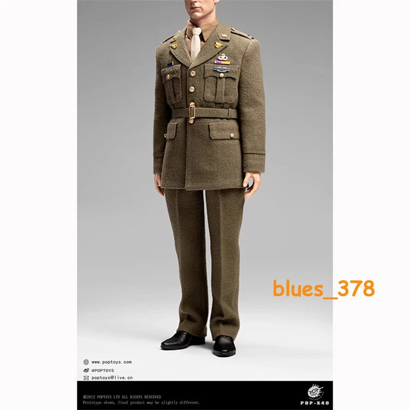STOCK POPTOYS POP-X-40 1/6 Capitán América Uniforme Traje para 12" Figura Masculina Cuerpo Foto 2 de 4