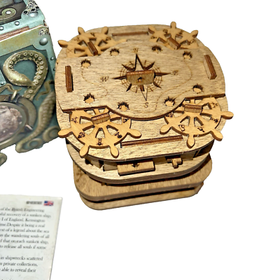 IDventure ClueBox Davy Jones Locker Escape Room Game 3D Wood