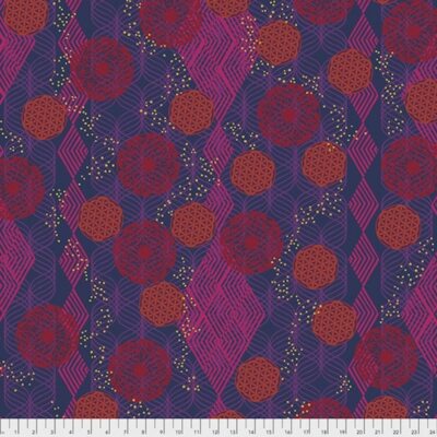 Valori Wells Kismet PWVW012 Tapestry Plum Cotton Fabric By The Yard