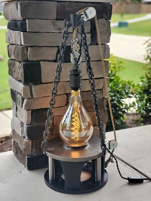 The Shepard Niles Crane steampunk/industrial-themed Lamp