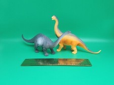 Apatosaurus / Brontosaurus  Brachiosaurus Dinosaur Toy Animal Lot 2 Figure Set