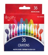 Simplify Crayons Assorted Colors
