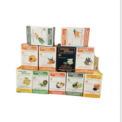 AFRICAN MIRACLE NATURAL BAR SOAP 200G (1 BAR SOAP) MAKE YOUR  SELECTION