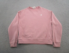 Vintage Y2K Champion Reverse Weave Pink Heavy Sweatshirt Size Medium READ