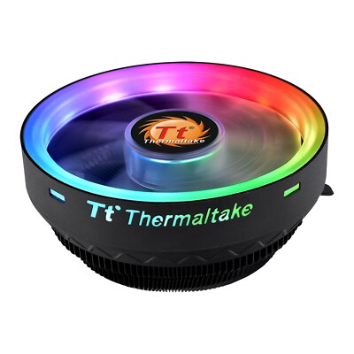 ThermalTake UX100 Intel AMD CPU Kühler 120 mm ARGB PWM LED Lüfter 1800 U/min 38,82CFM