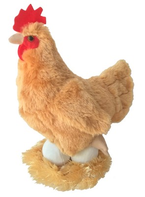 Buy Adore Plush Company Standing Penny The Hen Chicken With Eggs And Nest Stuffed Animal Toy, 12" Online At Low Prices In India - Foto 4