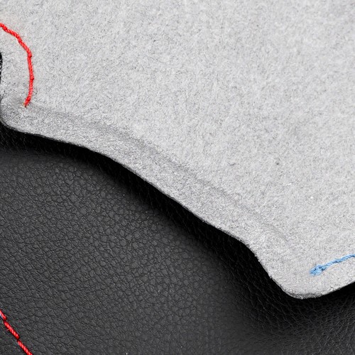 DIY Lenkrad Lenkradbezug Leder für BMW M Sport 1 3 ER E82 E87 E90 E84 Rote Blaue - Afbeelding 9 van 9