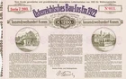 AUSTRIAN CONSTRUCTION LOT EM. 1922 - BOND 1200 KRONEN 1922 - AUSTRIA