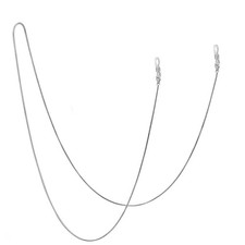 Jmkcoz Stainless Steel Eyeglass Holder Chain 2.62 Foot Pack of 1 , Silver