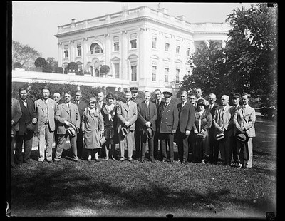 Photo:Washington D.C. Calvin Coolidge White House Group Portrait 1928