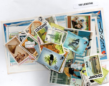 Lot 100 timbres du Lesotho