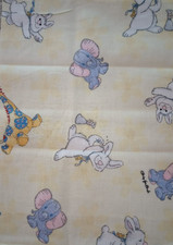 suzy's zoo bunny fun fabric elephant rabbit piece 9.5 by 7 inch 1pc
