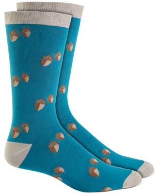 Club Room Mens Holiday Acorn Crew Socks Acorn ONE SIZE TURQAQUA Size OSFA REG 8190₽