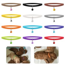 12 Pack Reusable Pet Id Collars for Puppies Adjustable Wrap Around Dog Collars