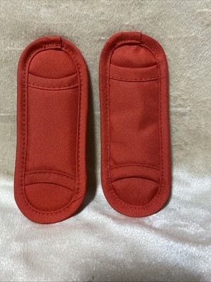 Zoe Deluxe Universal Stroller Shoulder Pad Set 2 Pack Red
