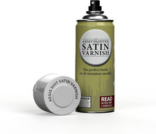 The Army Painter Satin Varnish, Spray Paint Varnish for Miniature Protection