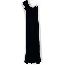 Show Me Your MuMu Florentine Maxi Dress Black Stretch XS NWT