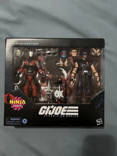 g.i. joe classified Ninja Force Two Pack Cobra Ninjas And Dice