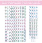 MINI Gustaria American Mahjong Travel Size Set 166 Tiles w/ 4 Racks, Dice, Bag — photo 4