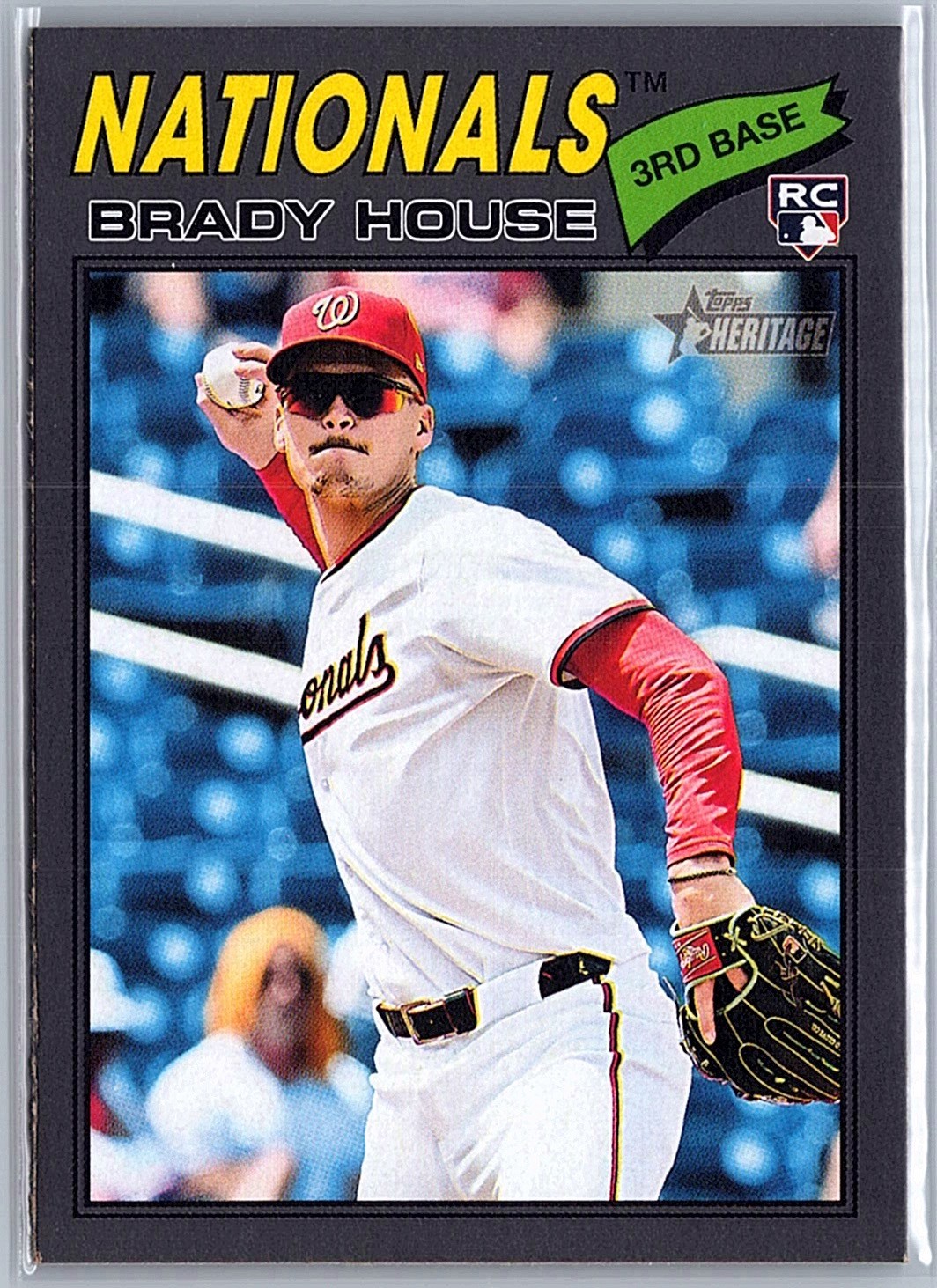 2026 Topps Heritage Brady House #153 Dark Gray Border Washington Nationals