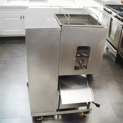Shredded Meat Cutting Machine Meat Shredder w/Double 6mm Blade Double Motor 110V