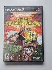 Nicktoons Battle for Volcano Island - Sony PlayStation 2 Descratched And Cleaned