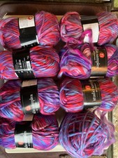 Lot of 10 Skeins Studio Samples Fuchsia Purpl...