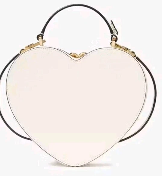Borsa a tracolla Kate Spade KL039 Love Shack cuore traforato nuova con etichette prezzo consigliato dal produttore $379