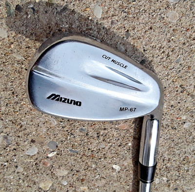 Mizuno MP 67 Pitching Wedge Cut Muscle PW Grain Flow Forged Steel Shaft RH