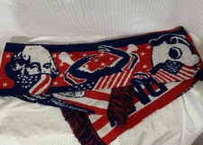 Limited edition American Outlaws Soccer & Natty Boh Woven Scarf