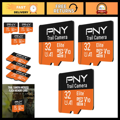 32GB Class 10 UHS-I microSDHC Memory Card - 100MB/s Read Speed, HD Photo & Video