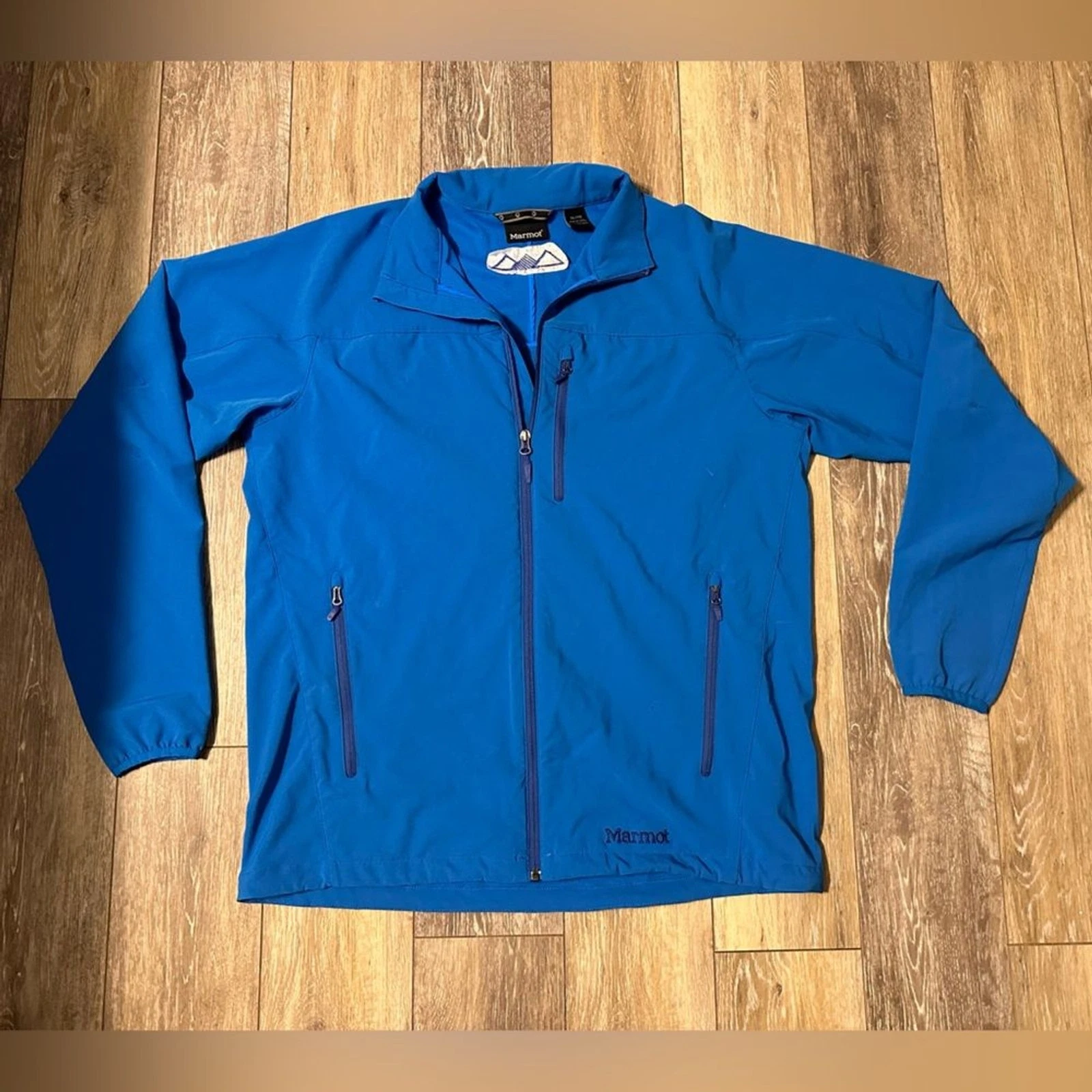 Marmot Men's Tempo Softshell Jacket In The Color Blue