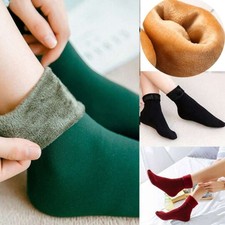 Womens Warm Socks Thicken Thermal Wool Cashmere Snow Winter Floor Sleeping Socks