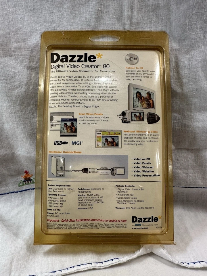 NEW Dazzle Multimedia DM-5400 Digital Video Creator 80 Capture Card - Image 2 of 2