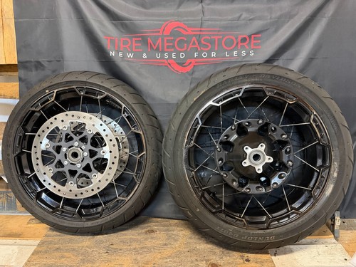 Take-off Harley Davidson CVO Spoke Wheels, Rotors &Tires CVO-SP-2998-19-18-2