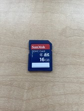 SANDISK 16GB SDHC MEMORY CARD
