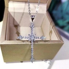 2Ct Round Cut Lab Created Diamond Womens Cros...