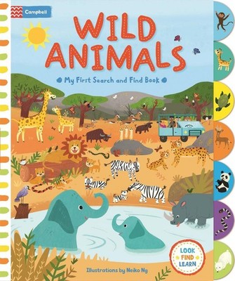 Wild Animals: A Big Picture Board Book by Neiko Ng (English) Board Book Book
