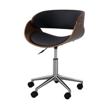 Versanora Modern Ergonomic Faux Leather Curved Seat Adjustable Swivel Home Of...