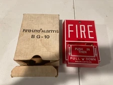 Fire Lite Alarm Fire Push Swtich BG-10 Monitor Module NEW
