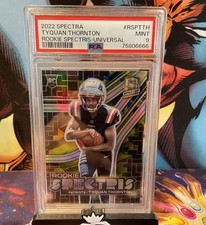 🔥2022 Spectra Rookie Spectris-Universal Serial # 2/10 Tyquan Thornton Psa 9 🔥