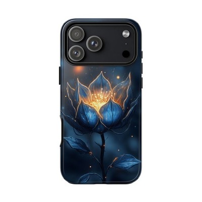 Phone Ink - iPhone | Galaxy | Pixel Case - Midnight Orchid Glow Flower
