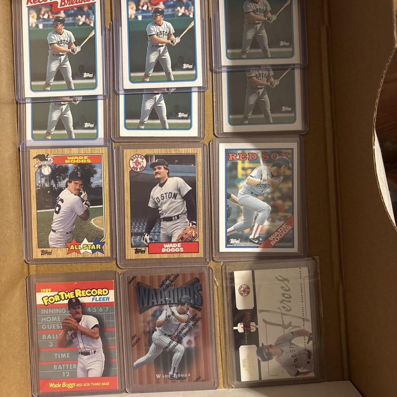 Wade Boggs Lot 12 Cards