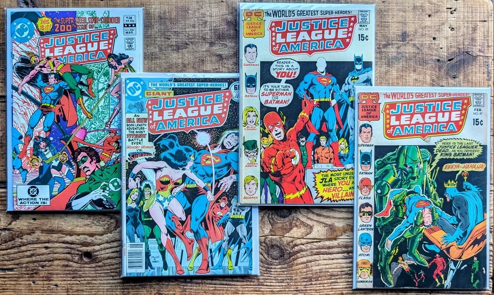 🔑 JUSTICE LEAGUE OF AMERICA Silver & Bronze Age Lot of 8  F/VF+ DC Neal Adams - Image 3 of 4