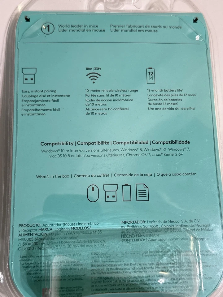 Logitech Wireless Mouse M185 New and Sealed Genuine - Image 3 of 4