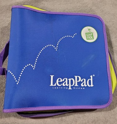 LeapFrog My First LeapPad carrying case/storage case, Books & Cartridges Lot 