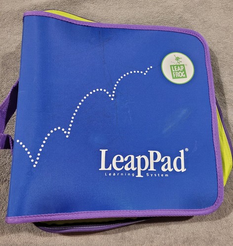 LeapFrog My First LeapPad carrying case/storage case, Books & Cartridges Lot 