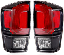Tail Lights Assembly Compatible with 2016-2023 Tacoma Black, Rear Light Tailligh